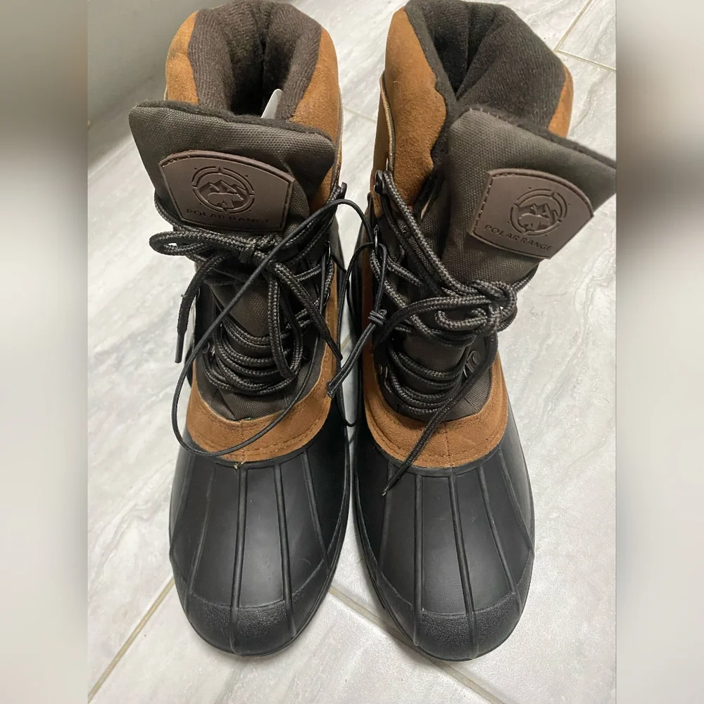 Polar Range PEAK -Waterproof Shell Synthetic Upper Multi Color Men's Boots SZ 10
